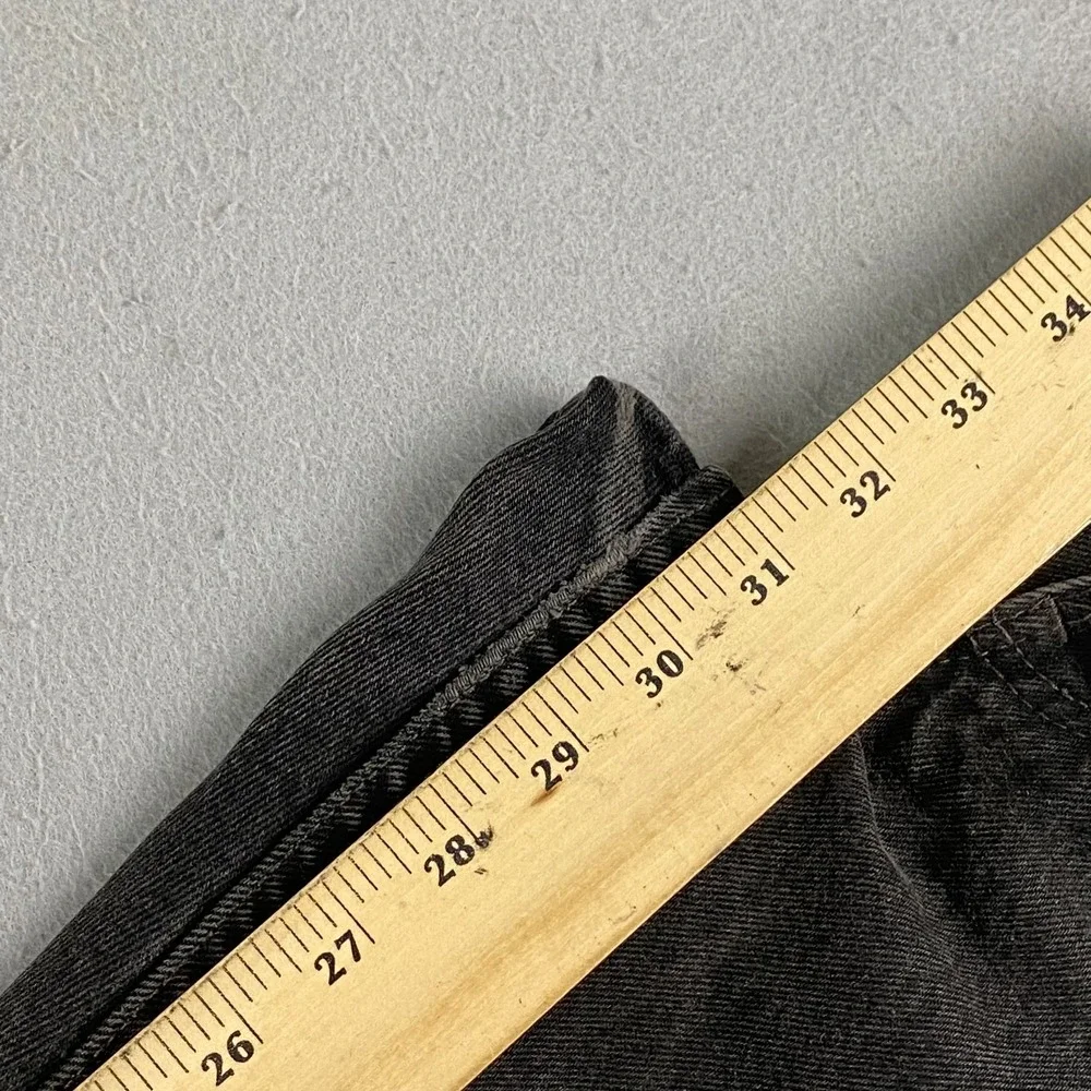 Vintage Levis 517 Bootcut Black Made in USA Denim Jeans 32x31 (Tag 33x32)
